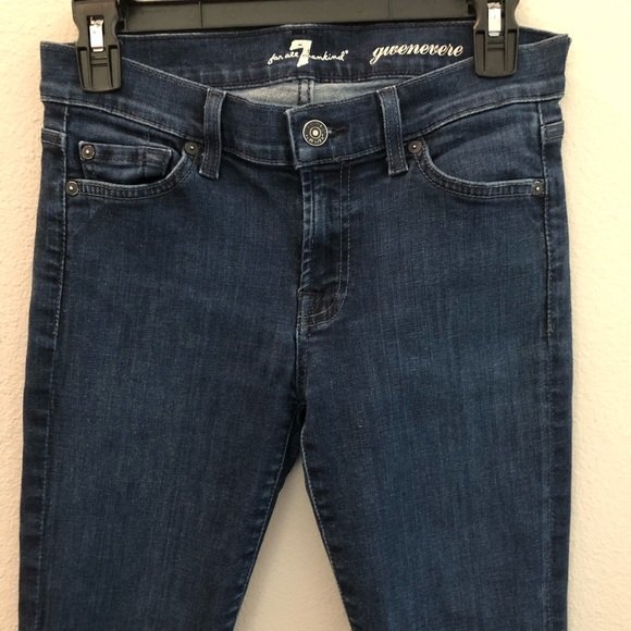 7 For All Mankind Gwenevere Ankle Zip Low Rise Skinny Jean-27 - Picture 7 of 12